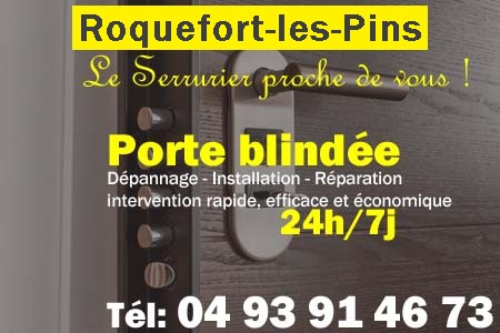 Porte blindée Roquefort-les-Pins - Porte blindee Roquefort-les-Pins - Blindage de porte Roquefort-les-Pins - Bloc porte Roquefort-les-Pins
