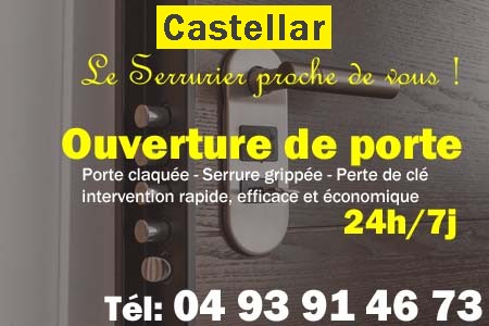 Ouverture de porte Castellar - Porte claquée Castellar - Porte fermée Castellar - serrure bloquée Castellar - serrure grippée Castellar