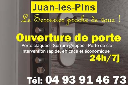 Ouverture de porte Juan-les-Pins - Porte claquée Juan-les-Pins - Porte fermée Juan-les-Pins - serrure bloquée Juan-les-Pins - serrure grippée Juan-les-Pins