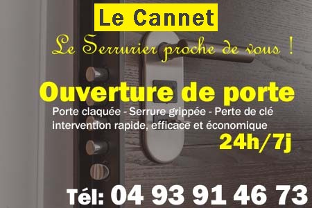 Ouverture de porte Le Cannet - Porte claquée Le Cannet - Porte fermée Le Cannet - serrure bloquée Le Cannet - serrure grippée Le Cannet