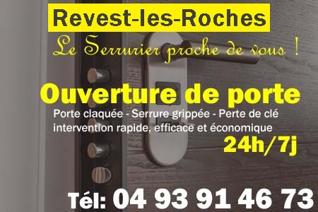 Ouverture de porte Revest-les-Roches - Porte claquée Revest-les-Roches - Porte fermée Revest-les-Roches - serrure bloquée Revest-les-Roches - serrure grippée Revest-les-Roches