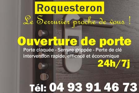 Ouverture de porte Roquesteron - Porte claquée Roquesteron - Porte fermée Roquesteron - serrure bloquée Roquesteron - serrure grippée Roquesteron