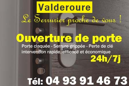 Ouverture de porte Valderoure - Porte claquée Valderoure - Porte fermée Valderoure - serrure bloquée Valderoure - serrure grippée Valderoure