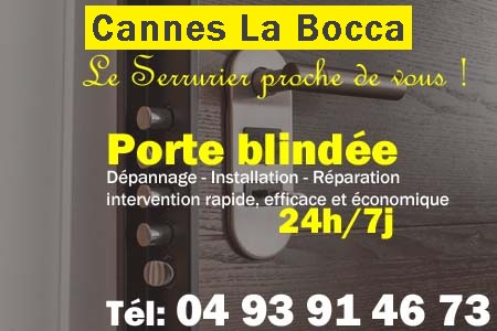 Porte blindée Cannes La Bocca - Porte blindee Cannes La Bocca - Blindage de porte Cannes La Bocca - Bloc porte Cannes La Bocca