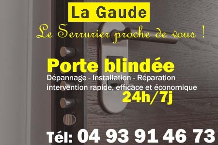 Porte blindée La Gaude - Porte blindee La Gaude - Blindage de porte La Gaude - Bloc porte La Gaude