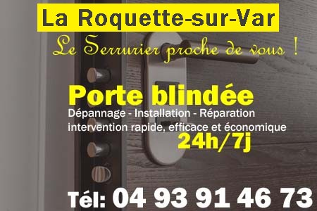 Porte blindée La Roquette-sur-Var - Porte blindee La Roquette-sur-Var - Blindage de porte La Roquette-sur-Var - Bloc porte La Roquette-sur-Var