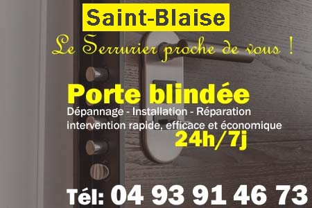 Porte blindée Saint-Blaise - Porte blindee Saint-Blaise - Blindage de porte Saint-Blaise - Bloc porte Saint-Blaise