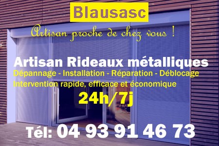 rideau metallique Blausasc - rideaux metalliques Blausasc - rideaux Blausasc - entretien, Pose en neuf, pose en rénovation, motorisation, dépannage, déblocage, remplacement, réparation, automatisation de rideaux métalliques à Blausasc