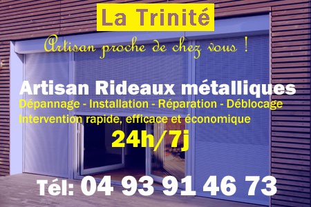 rideau metallique La Trinité - rideaux metalliques La Trinité - rideaux La Trinité - entretien, Pose en neuf, pose en rénovation, motorisation, dépannage, déblocage, remplacement, réparation, automatisation de rideaux métalliques à La Trinité