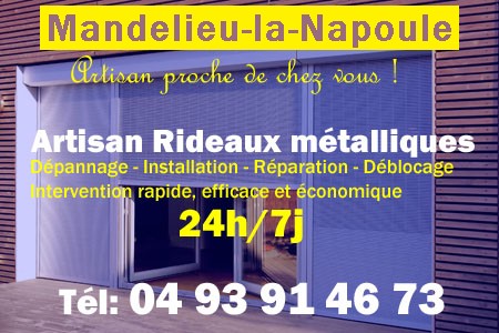 rideau metallique Mandelieu-la-Napoule - rideaux metalliques Mandelieu-la-Napoule - rideaux Mandelieu-la-Napoule - entretien, Pose en neuf, pose en rénovation, motorisation, dépannage, déblocage, remplacement, réparation, automatisation de rideaux métalliques à Mandelieu-la-Napoule