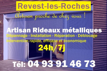 rideau metallique Revest-les-Roches - rideaux metalliques Revest-les-Roches - rideaux Revest-les-Roches - entretien, Pose en neuf, pose en rénovation, motorisation, dépannage, déblocage, remplacement, réparation, automatisation de rideaux métalliques à Revest-les-Roches