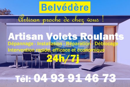 volet roulant Belvédère - volets Belvédère - volet Belvédère - entretien, Pose en neuf, pose en rénovation, motorisation, dépannage, déblocage, remplacement, réparation, automatisation de volet roulant à Belvédère