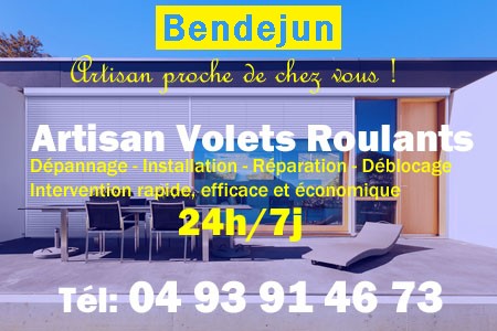 volet roulant Bendejun - volets Bendejun - volet Bendejun - entretien, Pose en neuf, pose en rénovation, motorisation, dépannage, déblocage, remplacement, réparation, automatisation de volet roulant à Bendejun