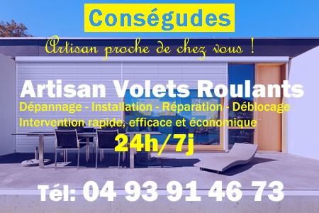 volet roulant Conségudes - volets Conségudes - volet Conségudes - entretien, Pose en neuf, pose en rénovation, motorisation, dépannage, déblocage, remplacement, réparation, automatisation de volet roulant à Conségudes