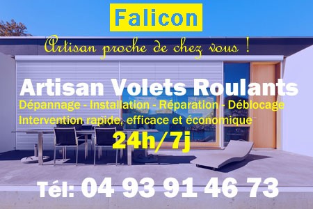 volet roulant Falicon - volets Falicon - volet Falicon - entretien, Pose en neuf, pose en rénovation, motorisation, dépannage, déblocage, remplacement, réparation, automatisation de volet roulant à Falicon