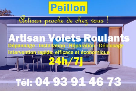 volet roulant Peillon - volets Peillon - volet Peillon - entretien, Pose en neuf, pose en rénovation, motorisation, dépannage, déblocage, remplacement, réparation, automatisation de volet roulant à Peillon